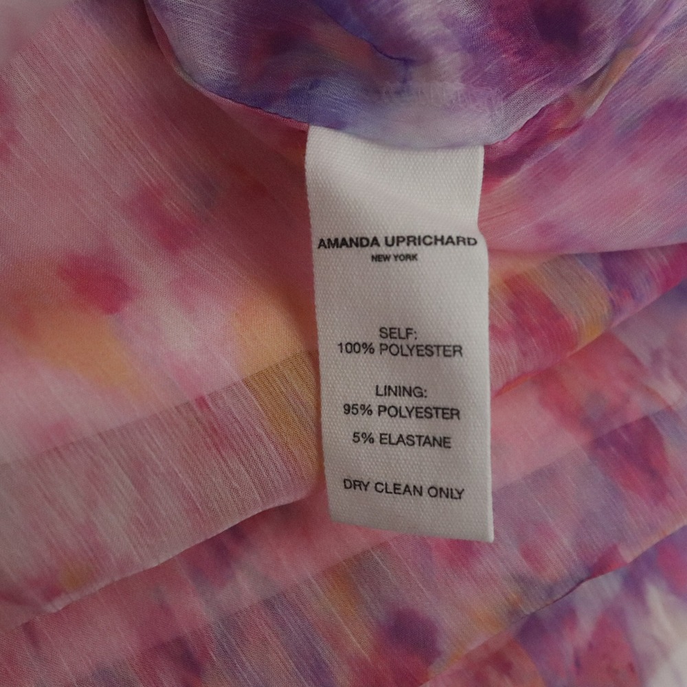 Amanda Uprichard x REVOLVE Carlina Dress Small Cotton Candy Pink Halter Maxi - Picture 9 of 10